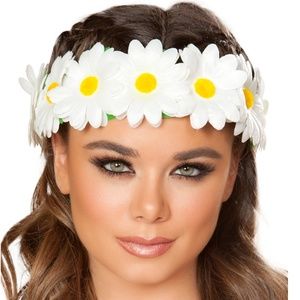 Light Up Daisy Flower Crown Headband Festival Rave